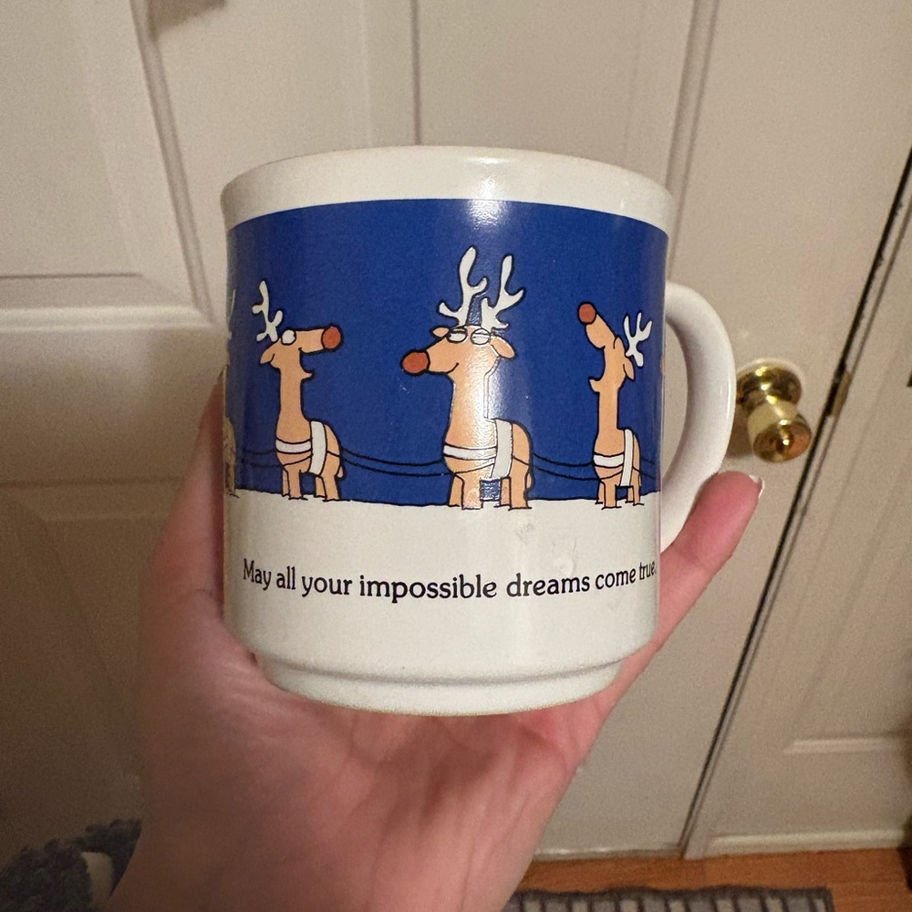 90s Hallmark Sandra Boynton Christmas Mug